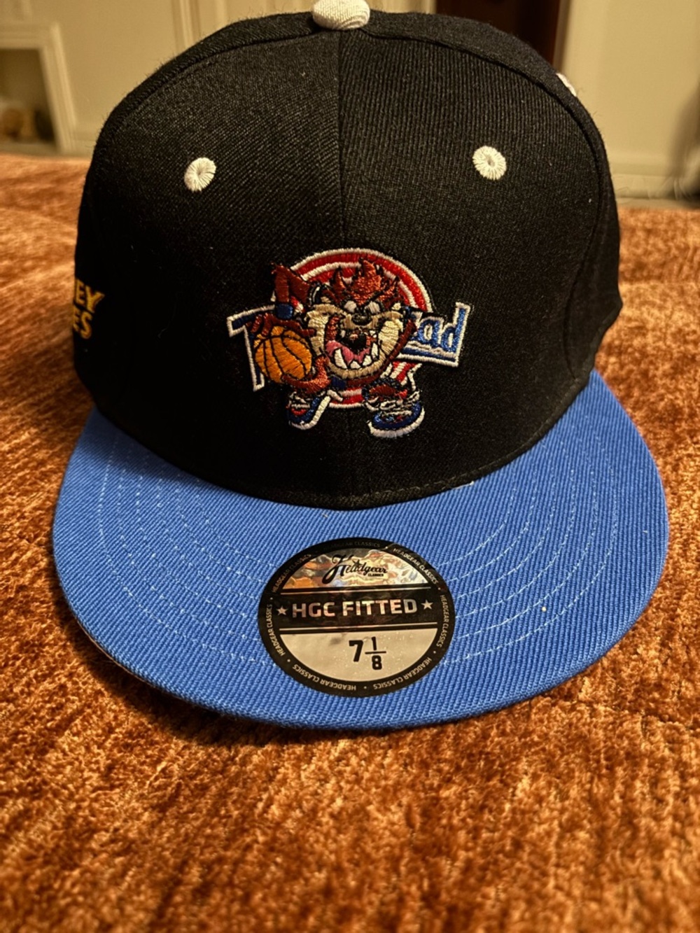 NBA Tune Squad Black and Blue Fitted Hat